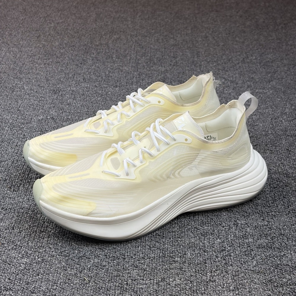 APL Women’s Athletic Sneakers in White and Pale Yellow
